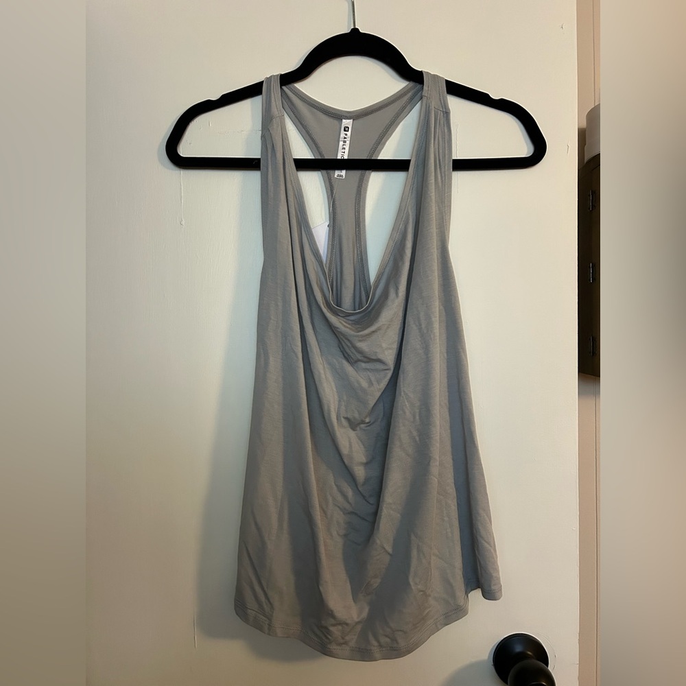 Fabletics Light Gray Women's Tank Top
